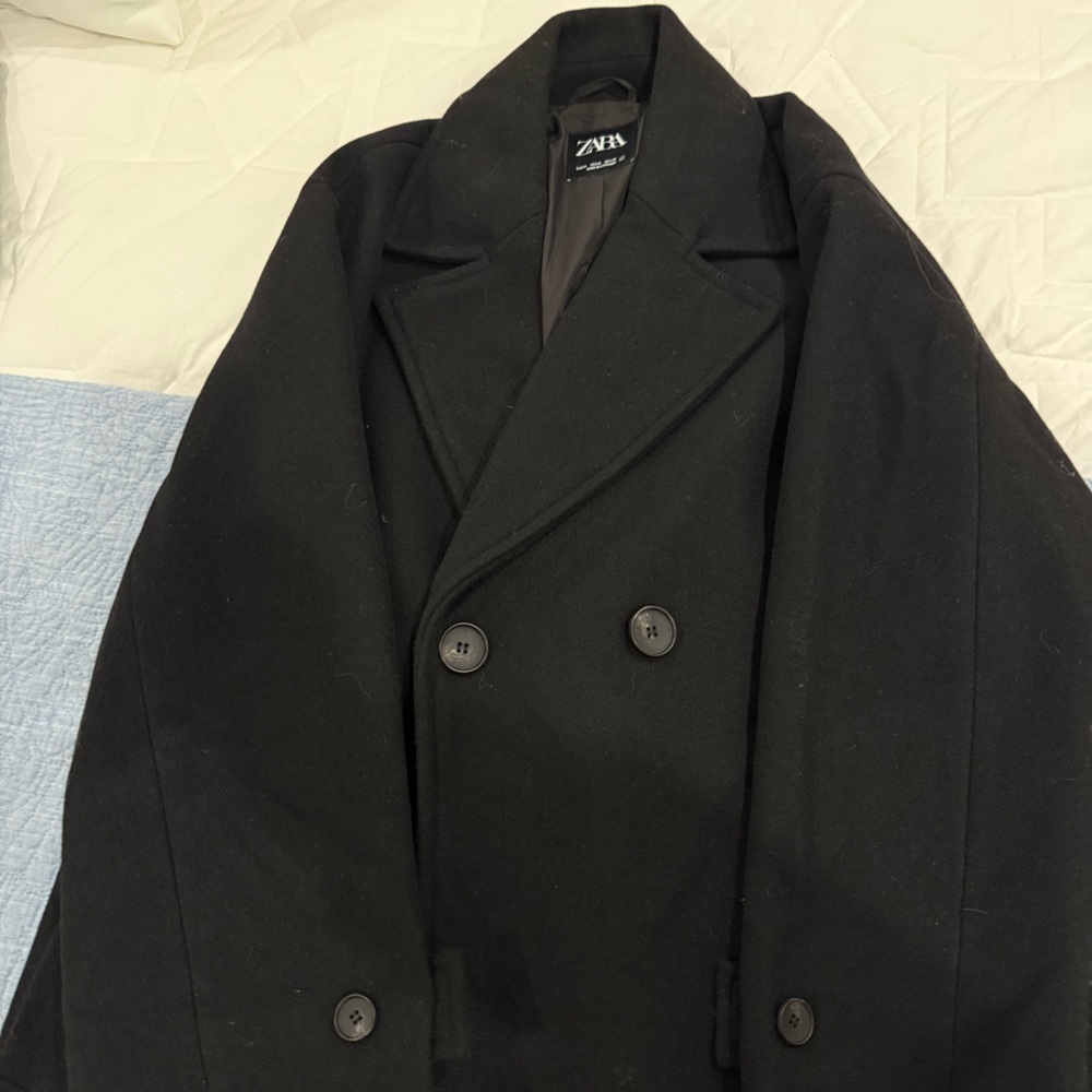 Zara women’s soft oversized coat - Picture 4 of 5